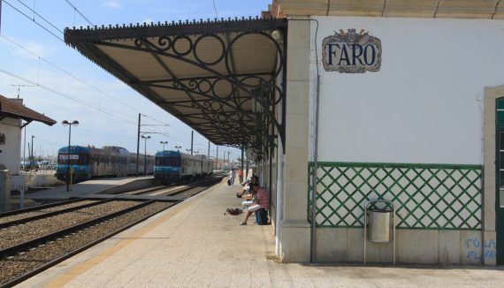 Faro to Tavira, Faro Train Station