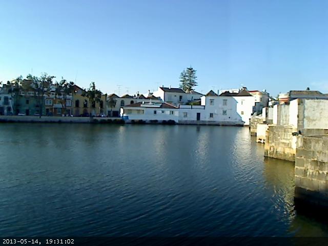 Tavira Webcam, view of the Roman Bridg