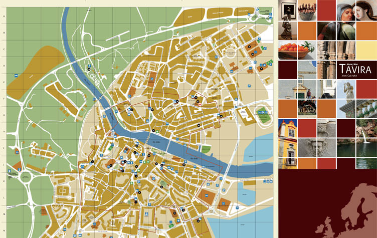 mapa tavira Tavira Maps ‹ Useful Information ‹ Tavira Guide